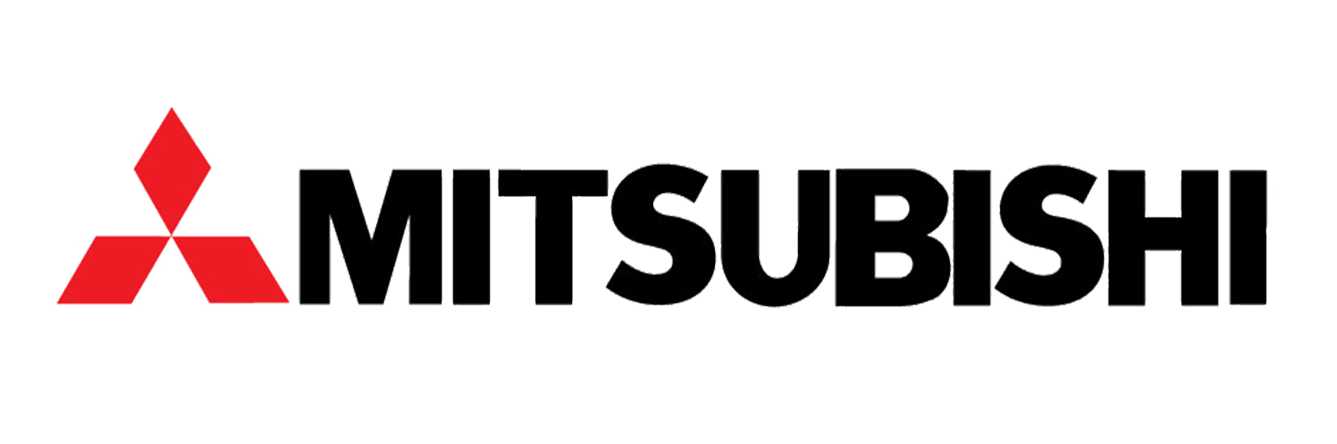 MITSHUBISI LOGO 2673 X 887 PNG